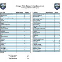 February 2026 Police Activity Log