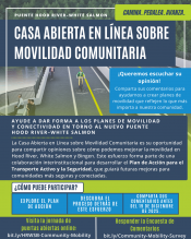 Community Mobility Online Open House Spanish