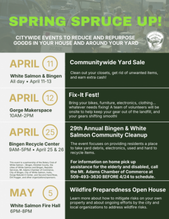 Spring Spruce Up Flyer